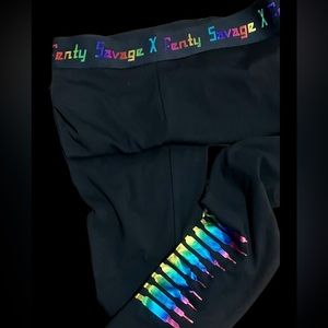 NWT savage x fenty jersey leggings size small